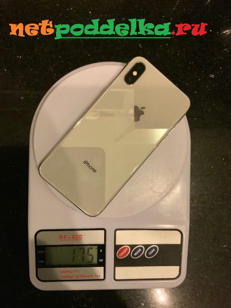Проверка iPhone по весу